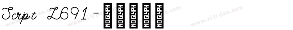 Script L691字体转换